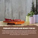 B133 FERRARI HYDROPLANE READY FOR RC 